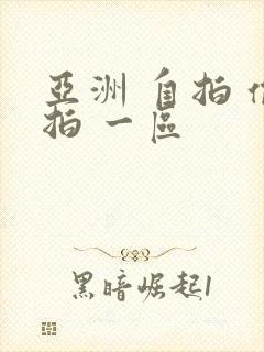 亚洲 自拍 偷拍 一区