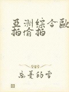 亚洲综合欧美自拍偷拍
