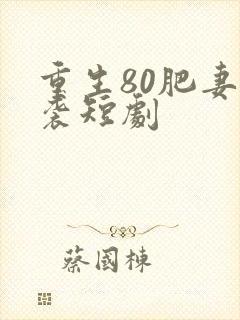 重生80肥妻逆袭短剧封面