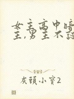 女主高中暗恋男主,男主不认识女主