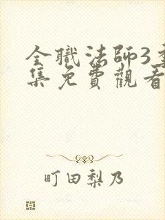 全职法师3季全集免费观看完整版