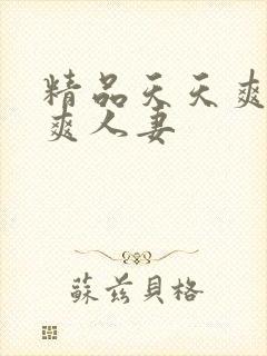 精品天天爽夜夜爽人妻