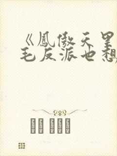 《凤傲天里的黄毛反派也想幸福》在封面