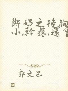 断奶之后胸部变小,干瘪,还会恢复过来吗封面