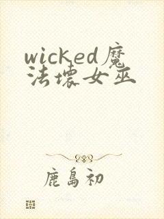 wicked魔法坏女巫