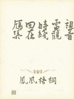 雁回时电视剧全集在线观看完整版