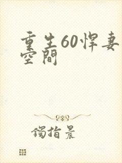 重生60悍妻有空间