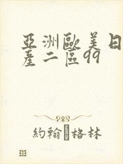 亚洲欧美日韩国产二区99封面