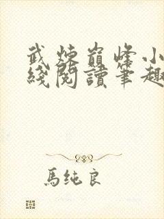 武炼巅峰小说在线阅读笔趣阁