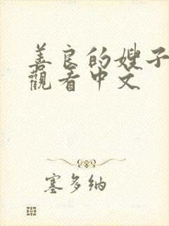 善良的嫂子免费观看中文封面