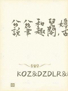 公公和儿媳的小说笔趣阁,古代封面