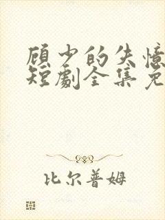 顾少的失忆甜妻短剧全集免费观看封面