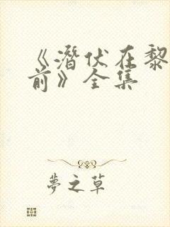 《潜伏在黎明之前》全集