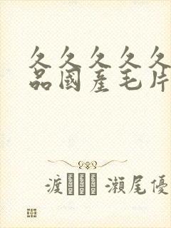 久久久久久久精品国产毛片封面