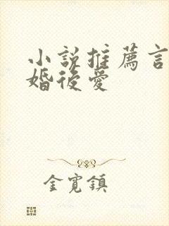 小说推荐言情先婚后爱