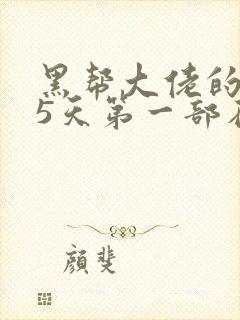 黑帮大佬的365天第一部在线观看