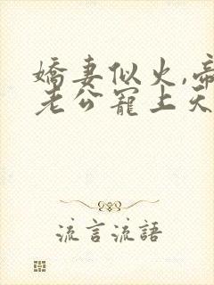 娇妻似火,帝国老公宠上天