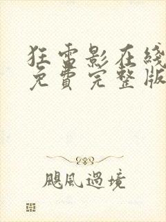狂电影在线观看免费完整版