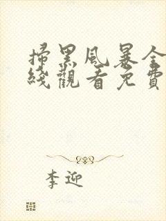 扫黑风暴全集在线观看免费完整版星辰封面