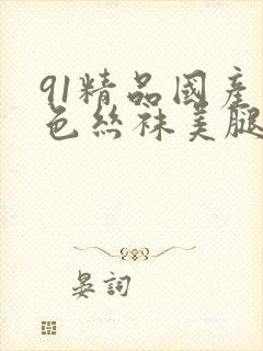 91精品国产黑色丝袜美腿