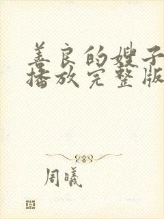 善良的嫂子高清播放完整版