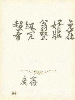超级翁婿免费观看完整版在线全集