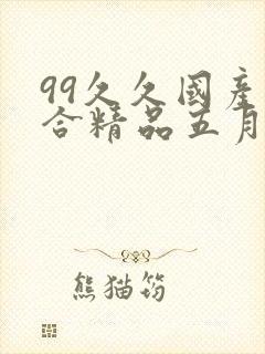 99久久国产综合精品五月天封面