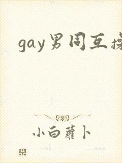 gay男同互操封面