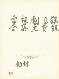 电视剧《狂飙》全集免费观看
