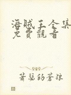 海贼王全集在线免费观看封面
