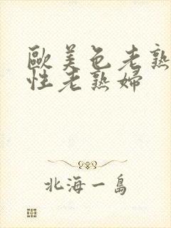 欧美色老熟妇与性老熟妇