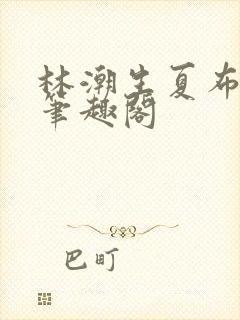 林潮生夏布多昂笔趣阁