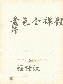 黄色全裸体一级片