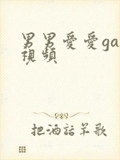 男男爱爱gay视频