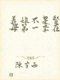 义姐不是贤妻良母第一季在线观看动漫