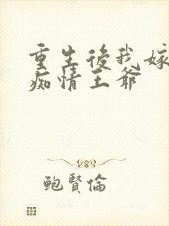 重生后我嫁给了痴情王爷