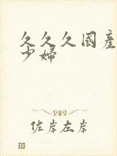 久久久国产精品少妇