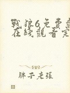战狼6免费观看在线观看完整高清