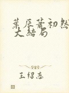 叶辰萧初然最新 大结局封面