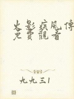 火影疾风传全集免费观看