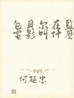 包贝尔在监狱的电影叫什么封面