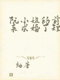 阮小姐的前夫又来求婚了短剧在线全集免费
