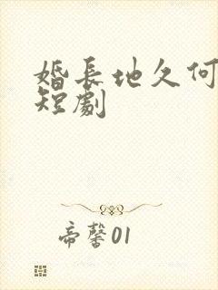 婚长地久何连飞短剧封面