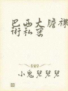 巴西大胆裸体艺术私密
