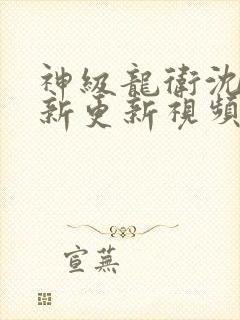 神级龙卫沈浪最新更新视频封面