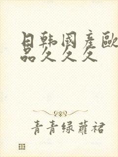 日韩国产欧美精品久久久