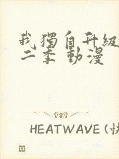 我独自升级 第二季 动漫
