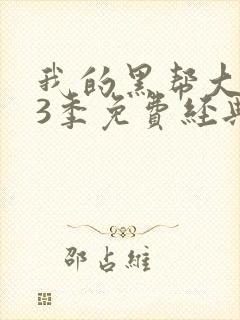 我的黑帮大佬第3季免费经典片段在线观看
