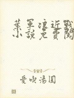 叶军浪近战狂兵小说免费阅读