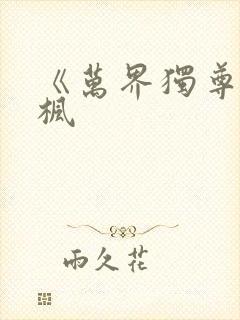 《万界独尊》林枫封面